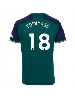 Billige Arsenal Takehiro Tomiyasu #18 Tredjedrakt 2023-24 Kortermet